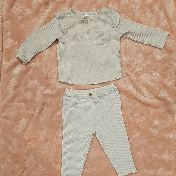Carter's Other - Carter's Gray Kids Matching Set